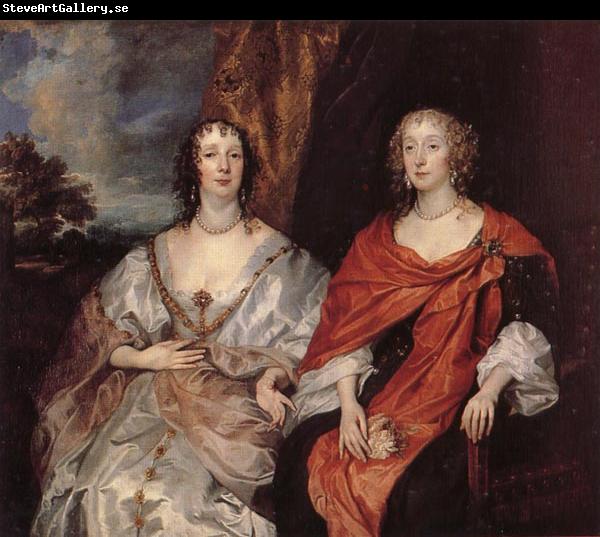 Anthony Van Dyck Anna Dalkeith,Countess of Morton,and Lady Anna Kirk